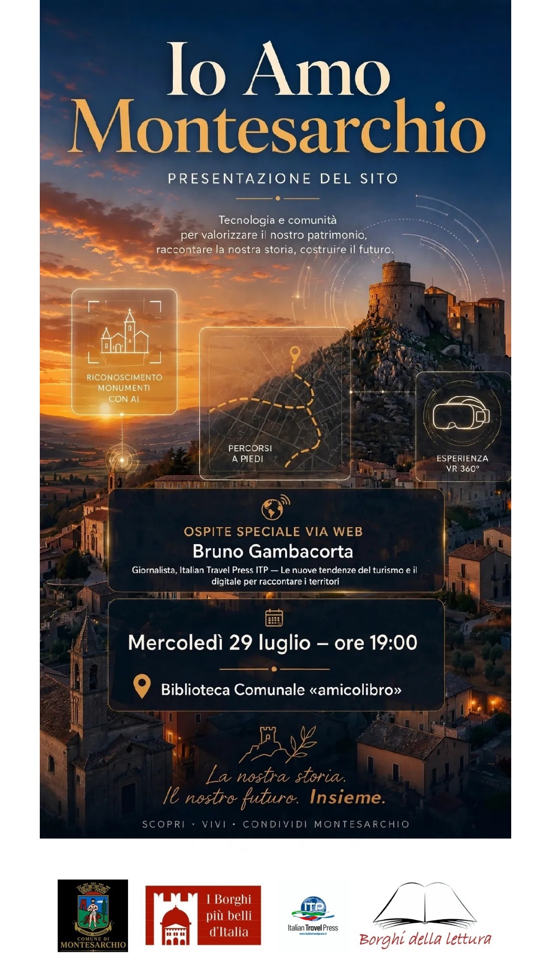 Tecnologia e partecipazione attiva della comunità per la valorizzazione del territorio: nasce la piattaforma “Io Amo Montesarchio”